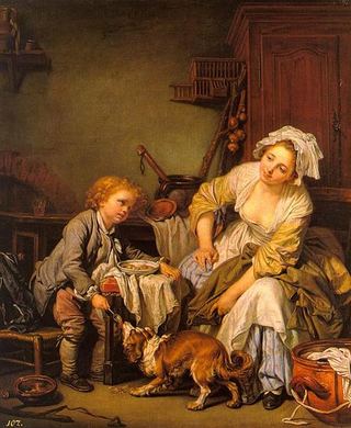 Избалованное дитя, c.1765