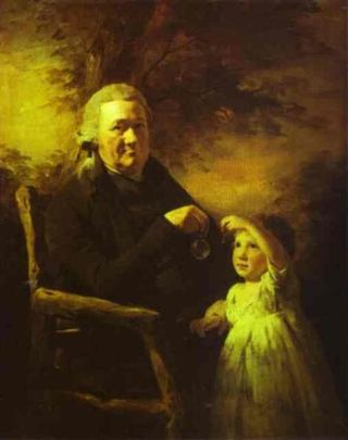 Портрет Джона Тейта и его внука, c.1793 - Генри Реберн