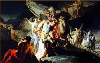 Ганибал победоносно созерцает Италию с Альп, 1771