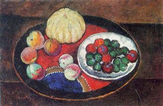 Натюрморт. Фрукты, 1910 - Илья Машков