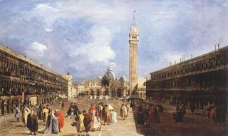 Площадь Сан-Марко в сторону базилики, 1760 - 1765
