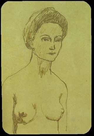 1902 Бюст обнаженной женщины.