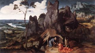 Святой Иероним в пустыне, c.1520