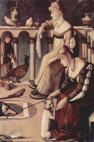 Две венецианки, c.1490