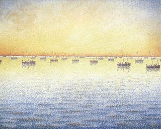 Заходящее Солнце. Рыбалка на сардинах. Адажио, 1891