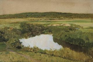 К вечеру. Река Истра. 1885