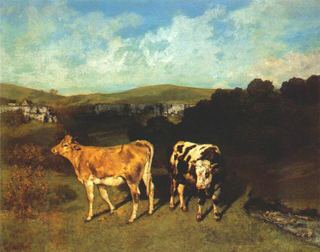 Белый бык и белокурая телка, 1850 - 1851