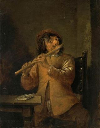 Флейтист, c.1635
