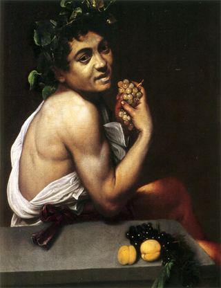 Молодой больной Вакх, c.1593