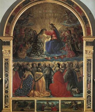 Коронование Богородицы, 1483