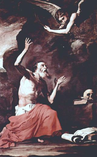 Святой Иероним и ангел суда, 1626 - Хусепе де Рибера