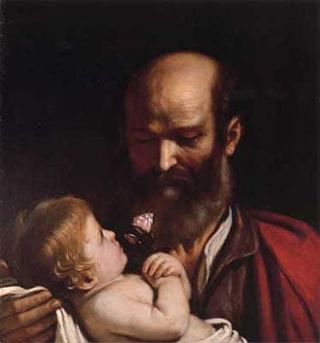 Святой Иосиф с младенцем Христом, 1633