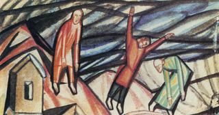 Без названия (Три фигуры), 1912 - 1913 - Павел Филонов