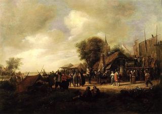 Деревенская ярмарка, c.1650 - c.1651