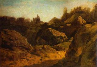 На Валааме. Скалы, 1867