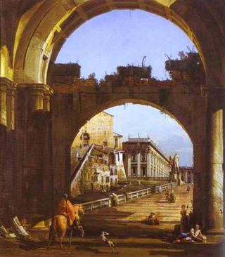 Каприччио Капитолия, c.1743