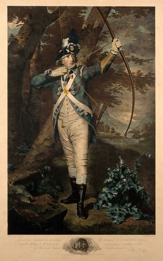 Натаниэль Спенс. Цветная гравюра Дж. Беуго, 1796 г., по мотивам сэра Х. Реберна.