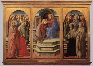 Коронование Богородицы, 1445