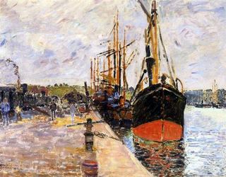 Вид на порт, 1880