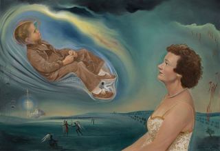 Портрет миссис Энн Грин и сына Джонатана (1963), 1963