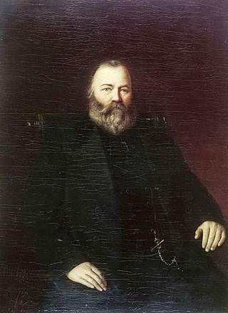 Портрет купца С. Т. Кузнецова. 1873