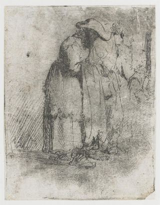 Нищий мужчина и женщина, 1628