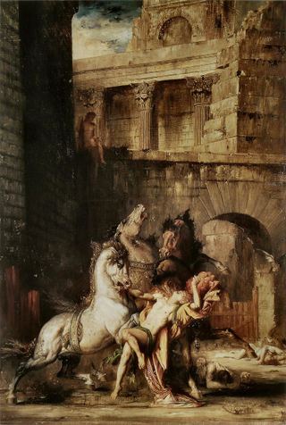 Диомед, съеденный лошадьми, 1865