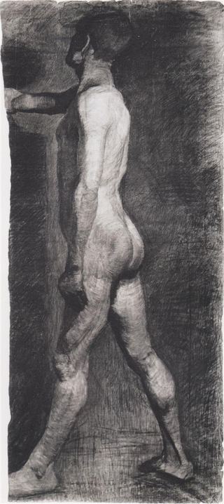 Стоящий обнаженный мужчина, 1899 - Паула Модерсон-Беккер