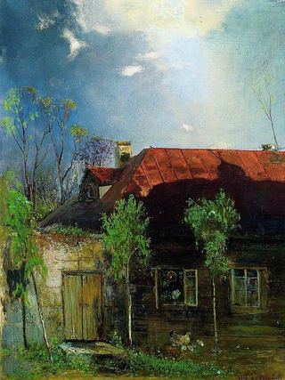 Домик в провинции. Весна. 1878