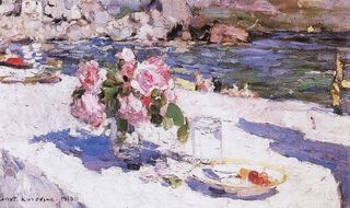 На берегу моря. 1910