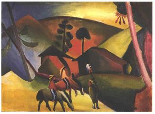 Коренные американцы на лошадях, 1911