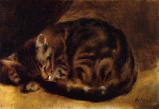 Спящий кот, 1862