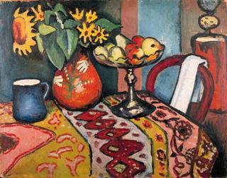 Натюрморт с подсолнухами II, 1911