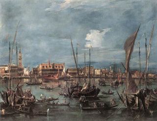 Моло и Рива дельи Скьявони из Бачино ди Сан-Марко, 1760