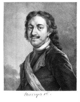 Портрет Петра I, 1818 - 1819 - Алексей Венецианов