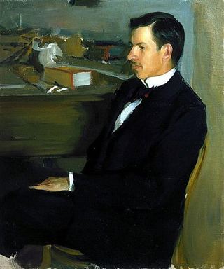 Портрет М.И. Гейлик, 1901 - Борис Кустодиев