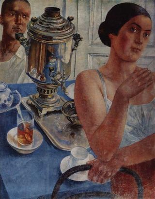 За самоваром. 1926