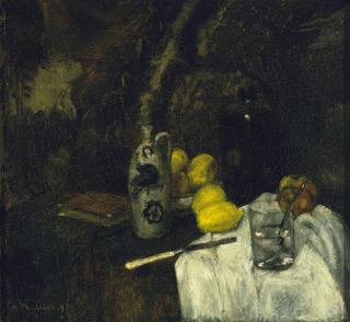 Лимоны и бутылка голландского джина, 1896