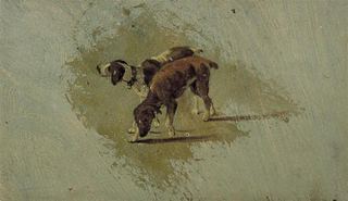 Две собаки, 1899