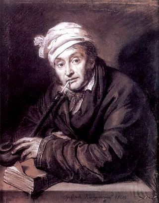 Портрет Алексея Владимировича Давыдова. 1809. Б. коричн.