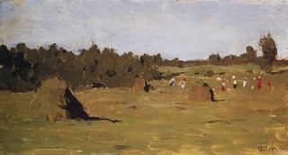 Уборка сена. 1899