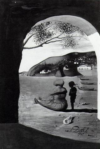 Таинственный рот, появляющийся в спине моей медсестры, 1941