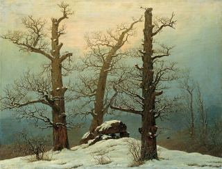 Дольмен в снегу, 1807