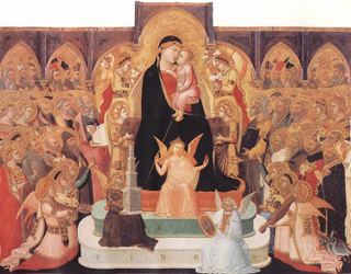 Мадонна с ангелами и святыми (Маэст), 1335
