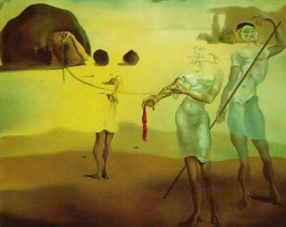 Зачарованный пляж с тремя струящимися грациями, 1938
