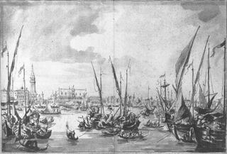 Моло и Рива дельи Скьявони из Бачино ди Сан Марко, около 1760 года
