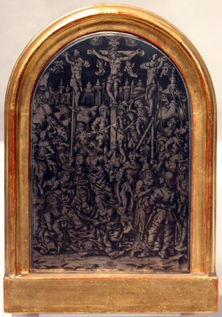 Мазо финигерра, распятие, ок. 1460-64. (барджелло)