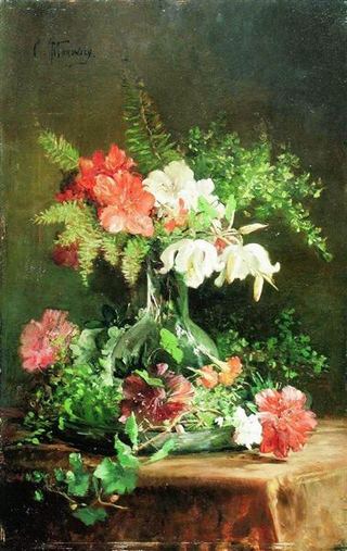 Натюрморт, c.1860 - Константин Маковский