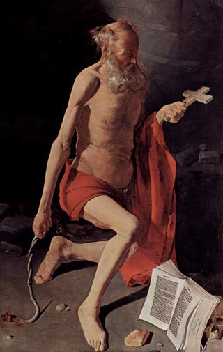 Святой Иероним, около 1620 - Жорж де ла Тур
