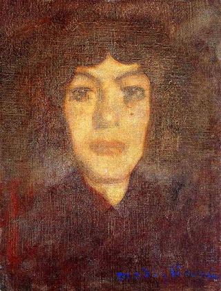 Женская голова с красивым пятном, c.1906